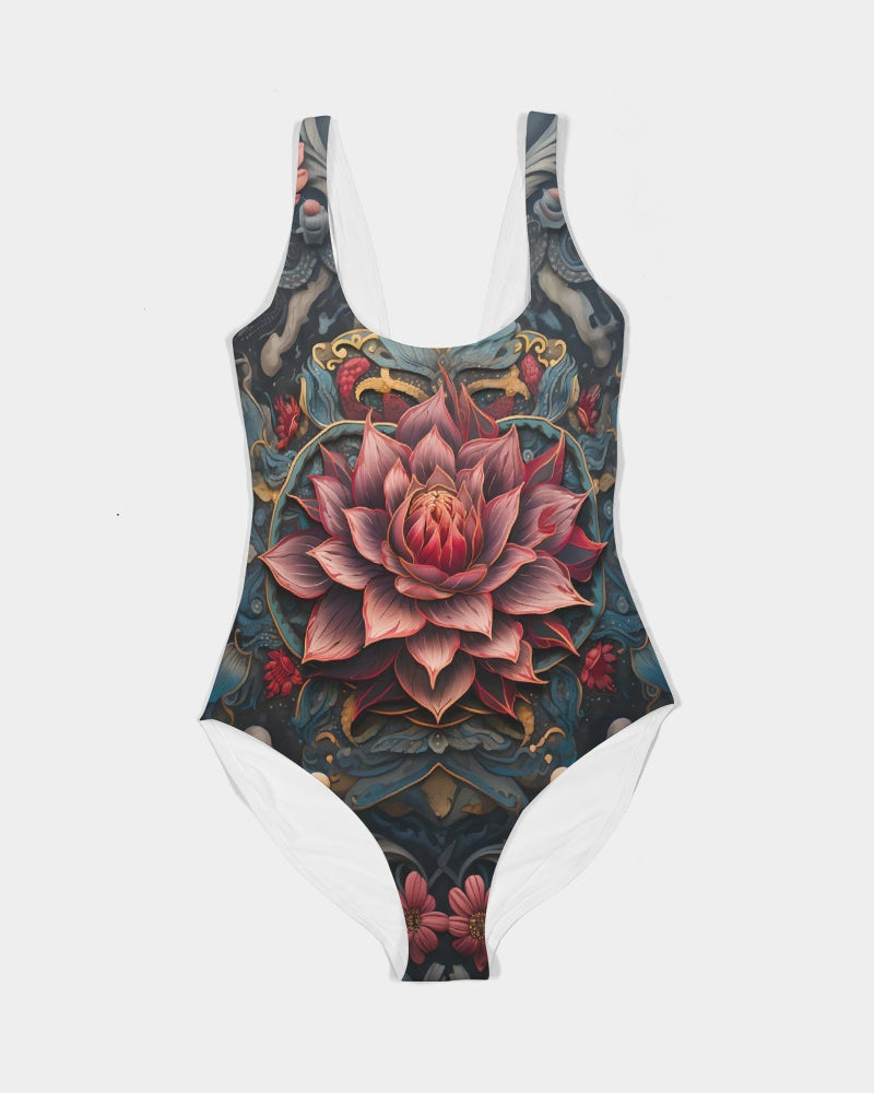 Lotus Women's One-Piece Swimsuit