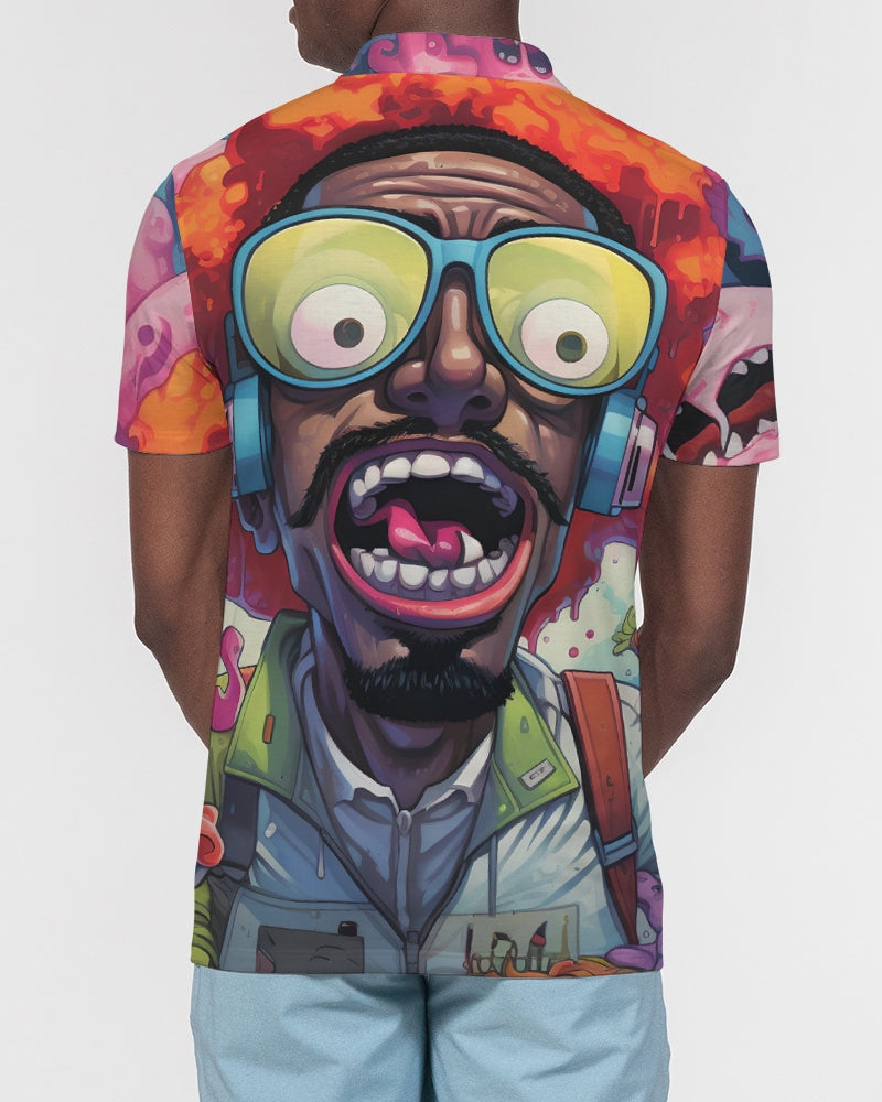 Ghost Bussin Men's Slim Fit Short Sleeve Polo