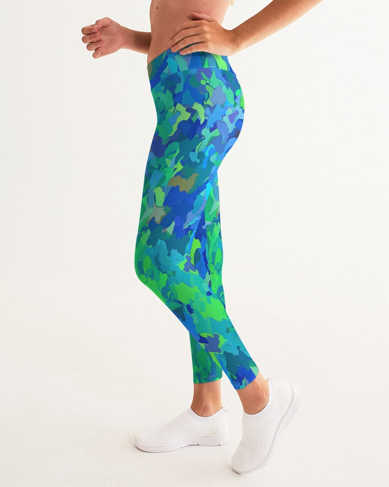 Atlantis Camo Women's Yoga Pants