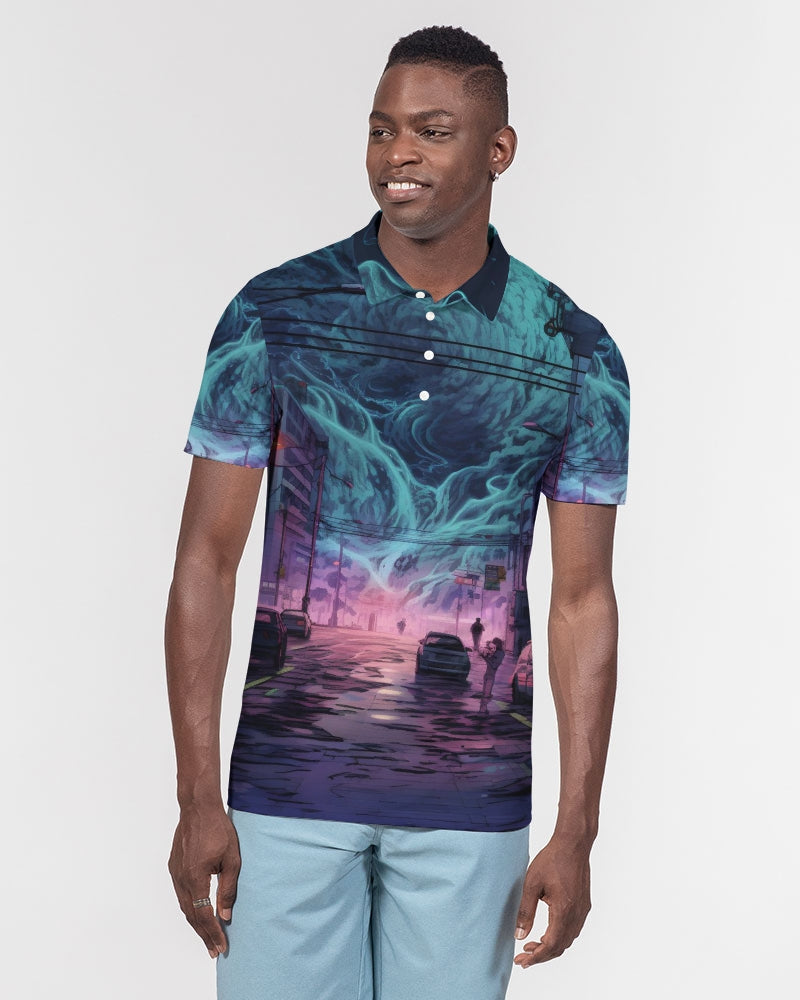 Seoul Men's Slim Fit Short Sleeve Polo