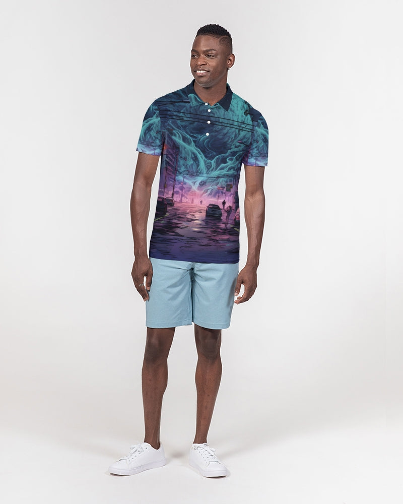 Seoul Men's Slim Fit Short Sleeve Polo