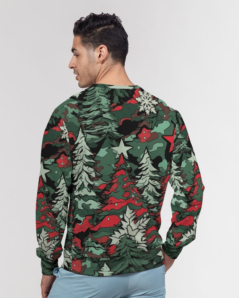Tis The Seasoning Camo Men's Classic French Terry Crewneck Pullover