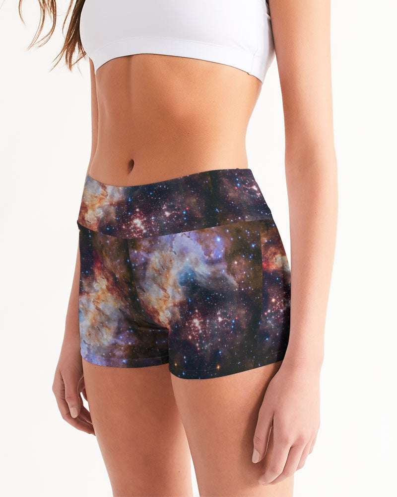 SpaceX Women's Mid-Rise Yoga Shorts