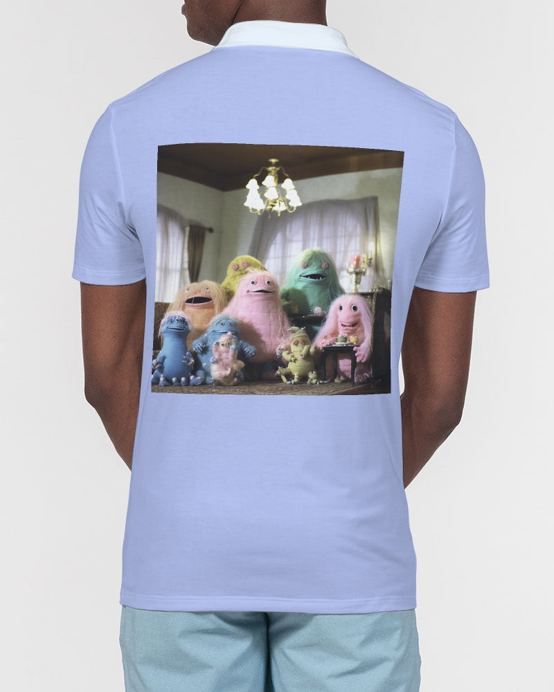 Family Ties Men's Slim Fit Short Sleeve Polo