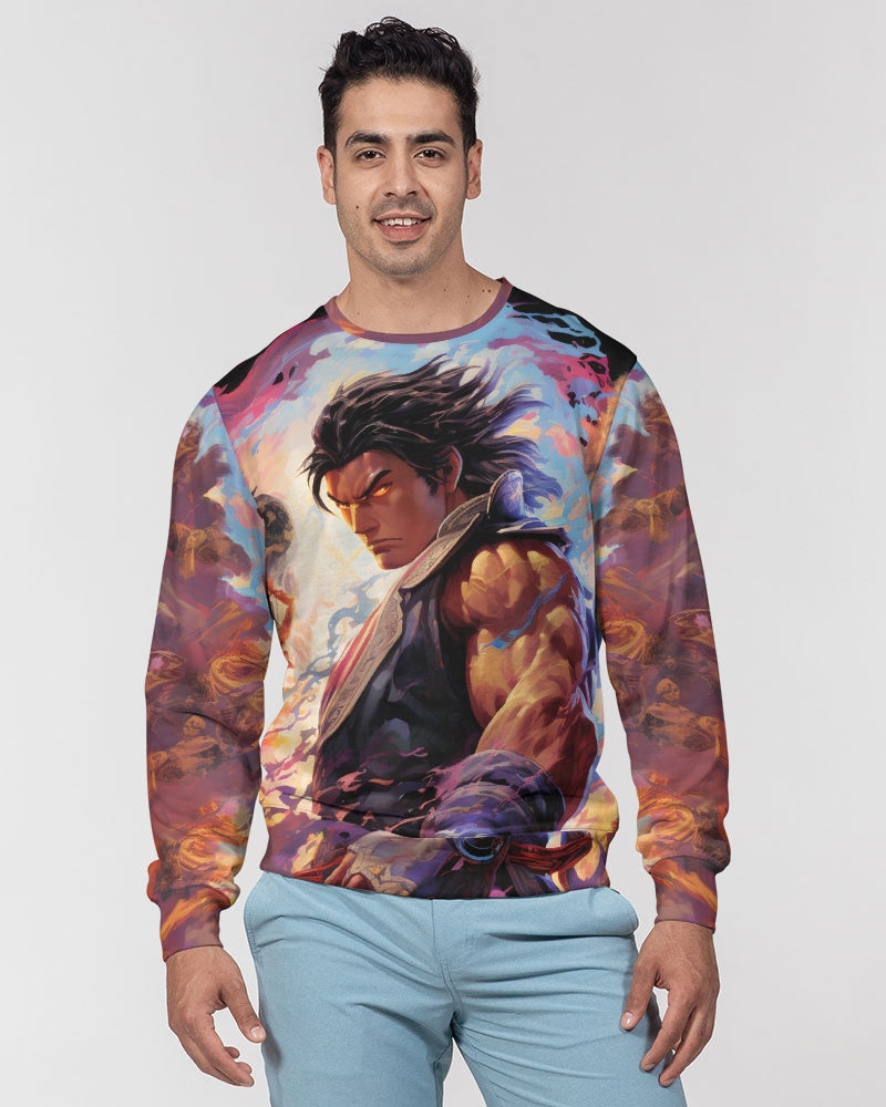 Then..and Only Then.. Men's Classic French Terry Crewneck Pullover