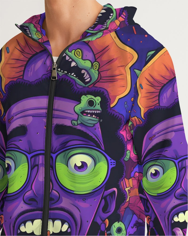 Purple Verse Men's Windbreaker