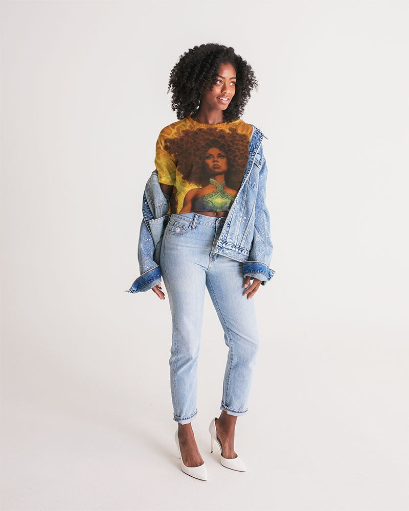 June Women's Lounge Cropped Tee