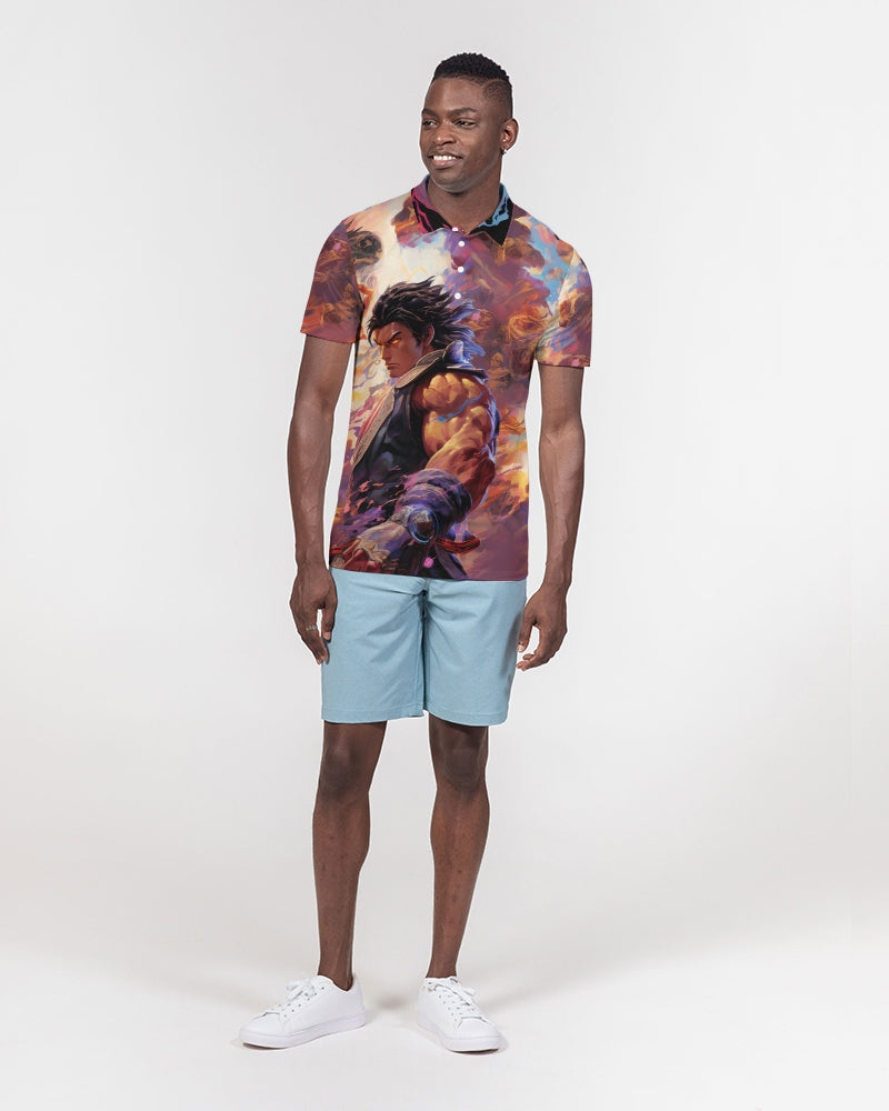 Then..and Only Then.. Men's Slim Fit Short Sleeve Polo