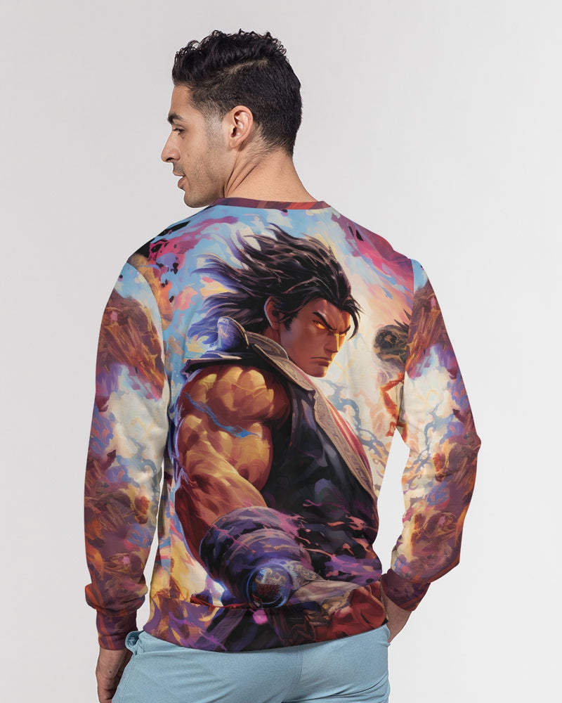 Then..and Only Then.. Men's Classic French Terry Crewneck Pullover