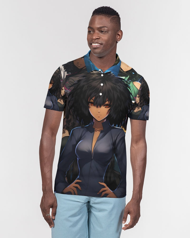 Squad Men's Slim Fit Short Sleeve Polo