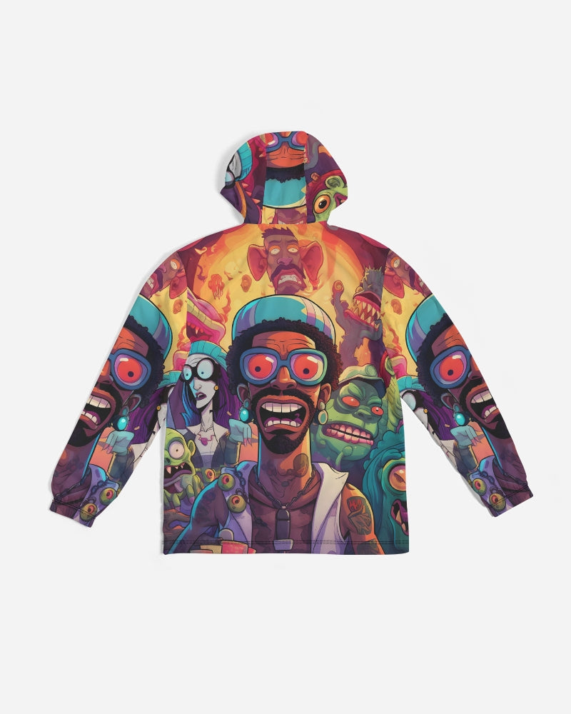 Press The Button Men's Windbreaker