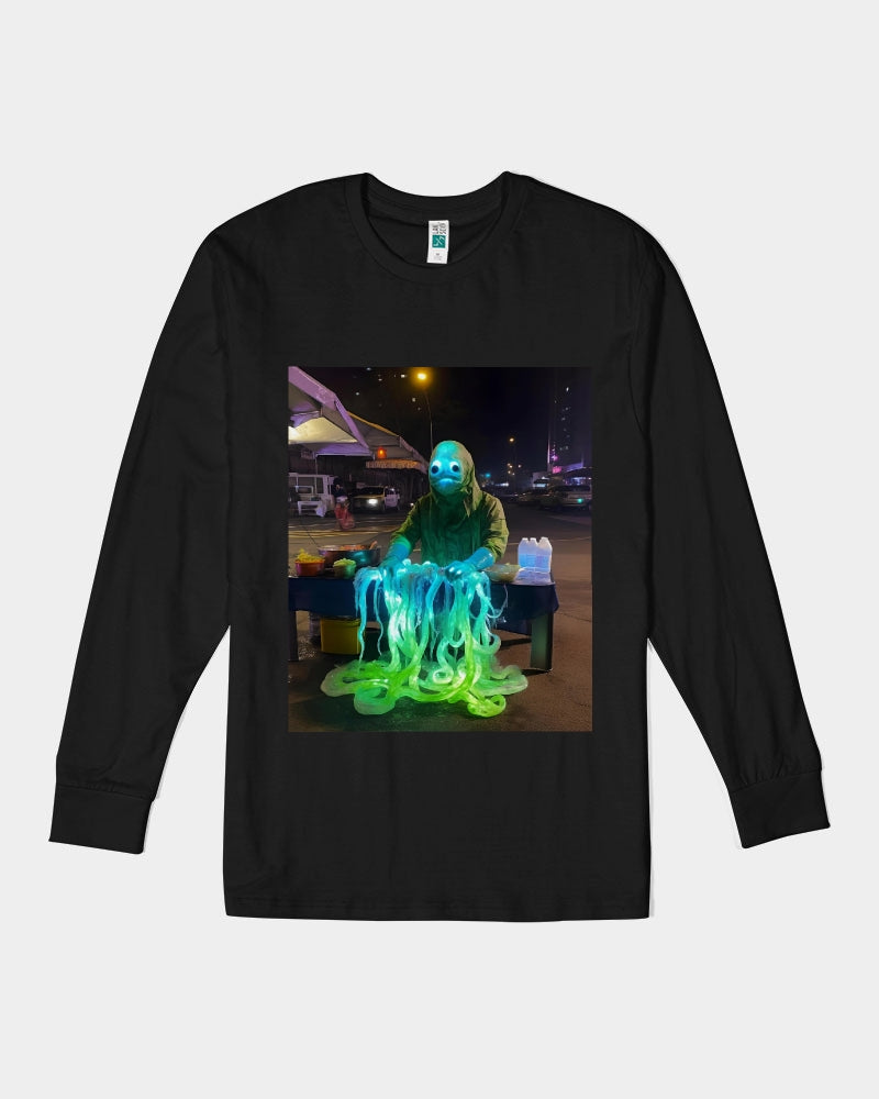 Market Night Unisex Long Sleeve Tee | Lane Seven