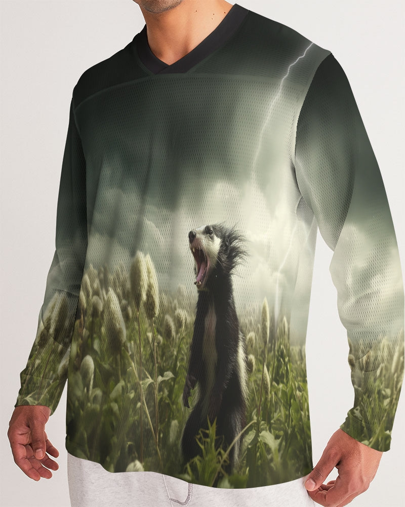 Skunk Men's Long Sleeve Sports Jersey