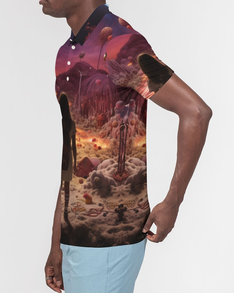 OUTSIDE Men's Slim Fit Short Sleeve Polo