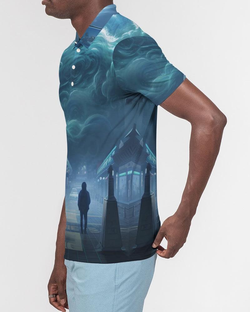 Seoul #02 Men's Slim Fit Short Sleeve Polo