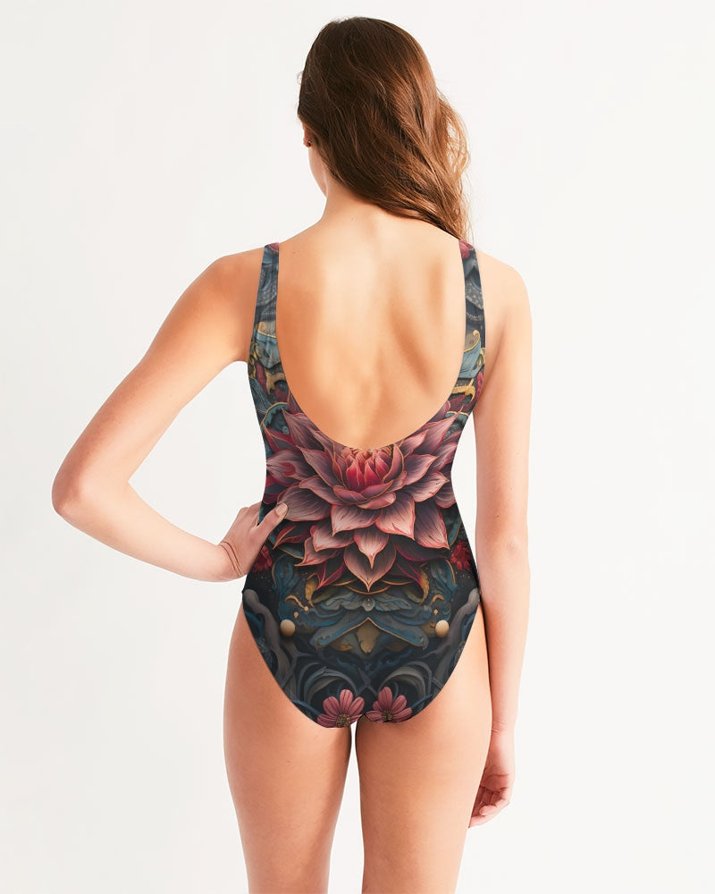 Lotus Women's One-Piece Swimsuit
