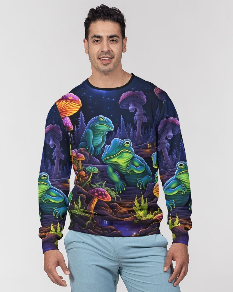 Wonder Light Men's Classic French Terry Crewneck Pullover