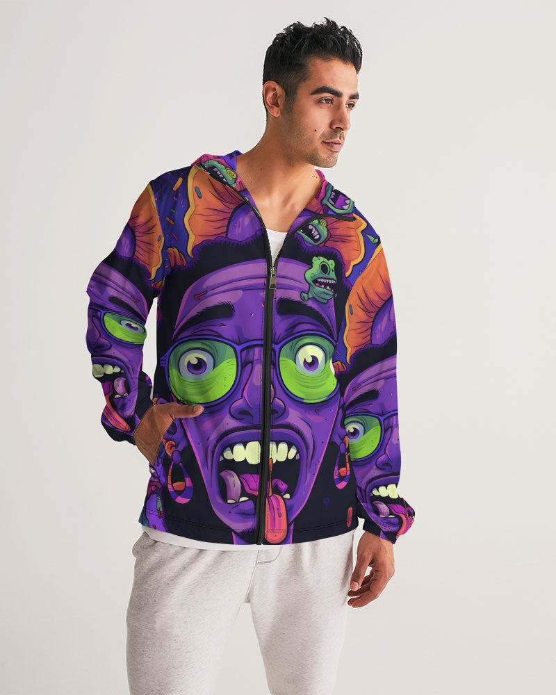 Purple Verse Men's Windbreaker