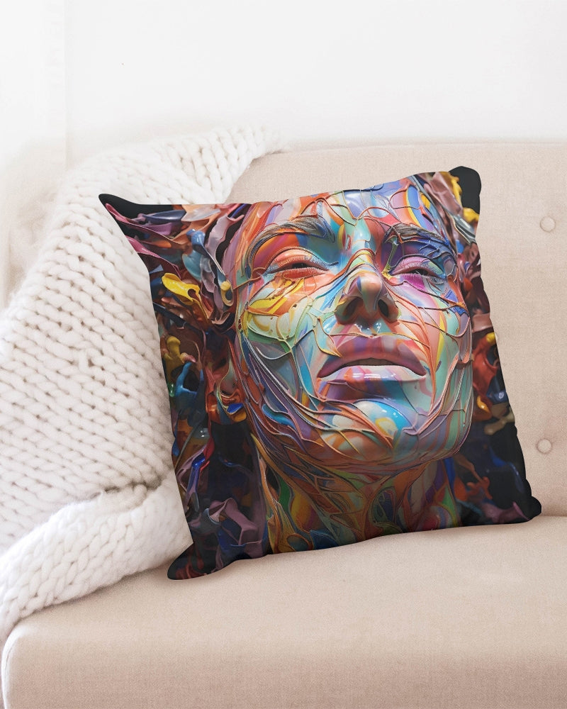 Hard in the Paint Throw Pillow Case 20"x20"