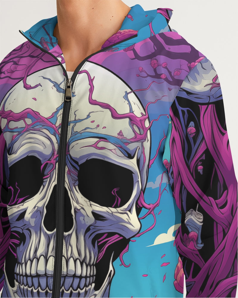 Skull Blossom Men's Windbreaker