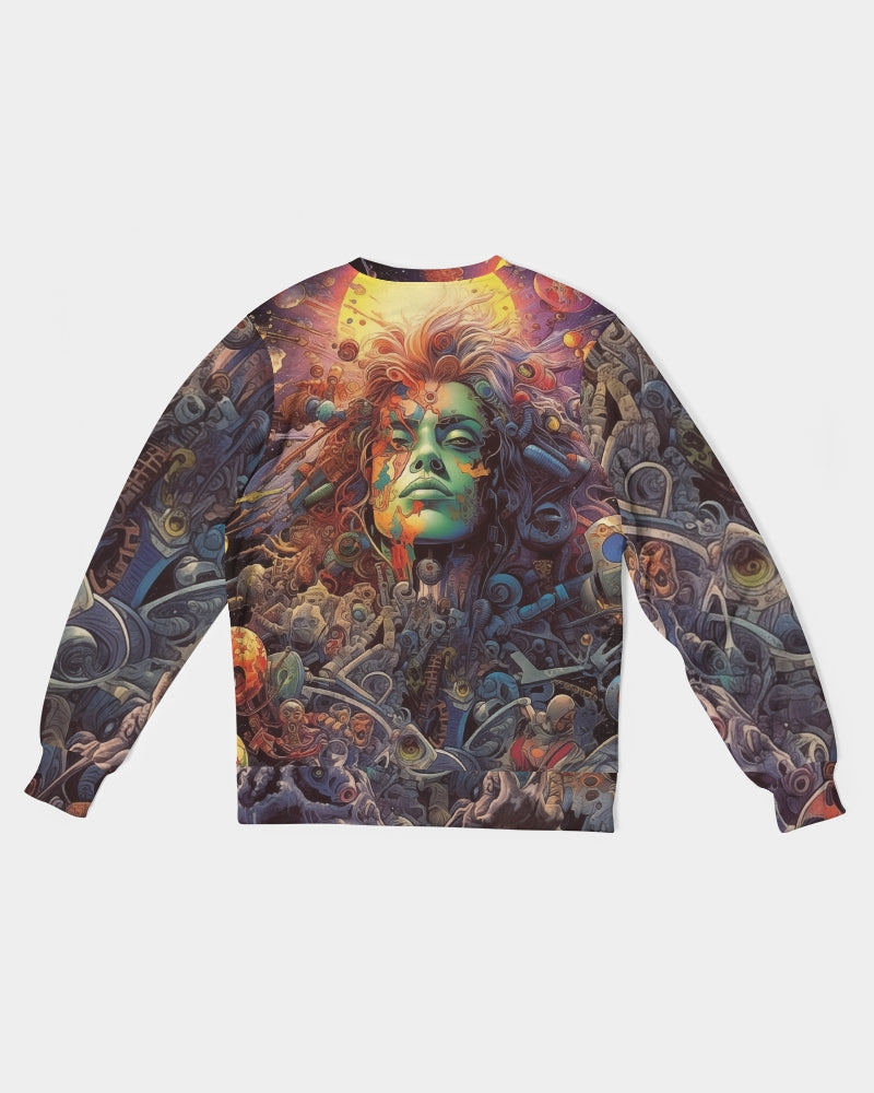 Galaxy Men's Classic French Terry Crewneck Pullover