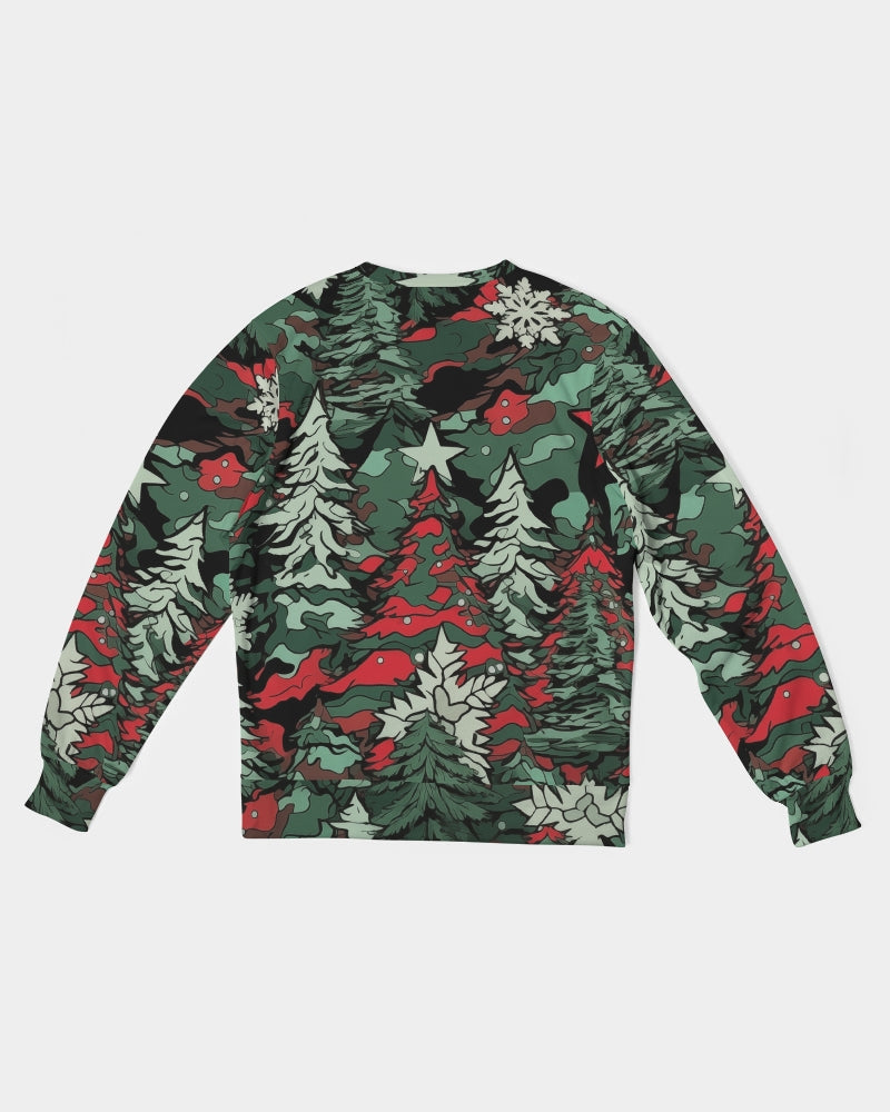 Tis The Seasoning Camo Men's Classic French Terry Crewneck Pullover