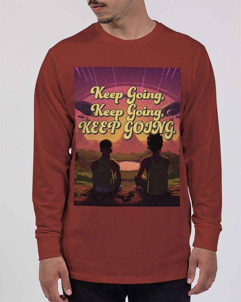 Keep Going Unisex Long Sleeve Tee | Lane Seven