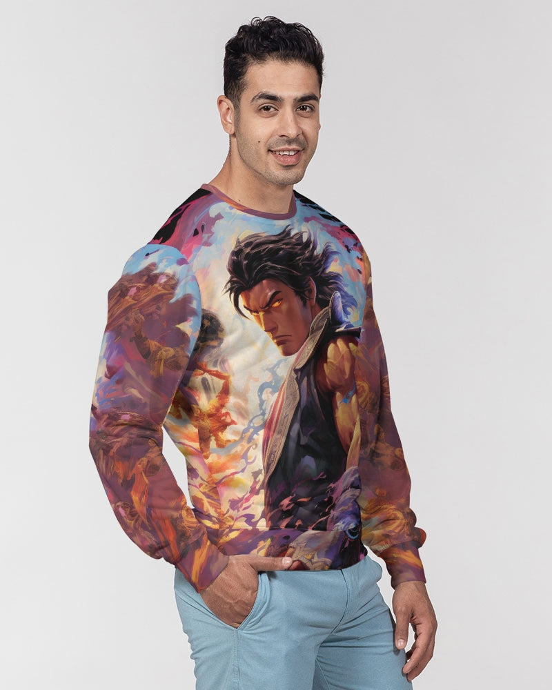 Then..and Only Then.. Men's Classic French Terry Crewneck Pullover