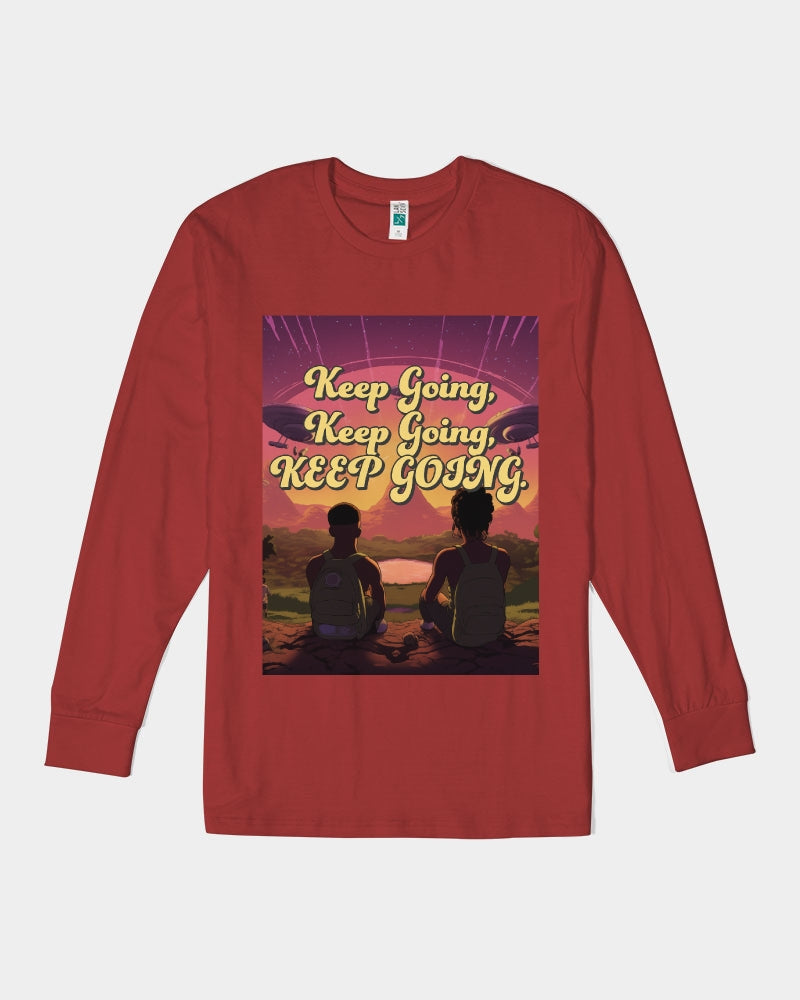 Keep Going Unisex Long Sleeve Tee | Lane Seven