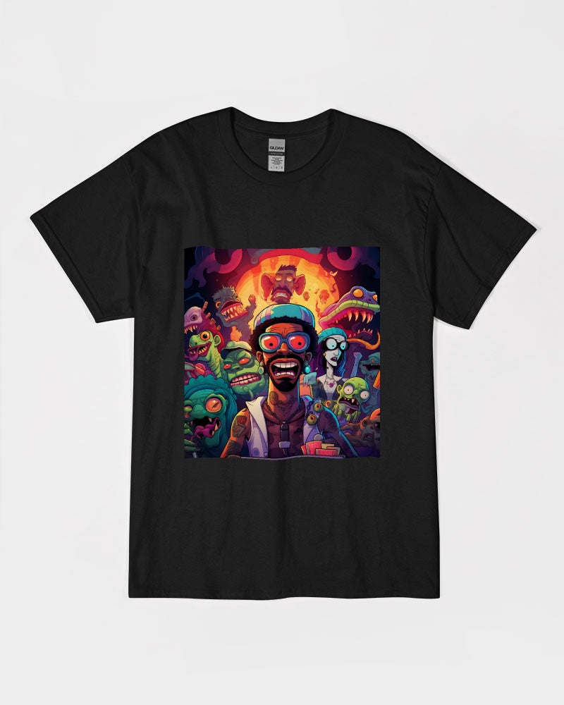 Press The Button Unisex Ultra Cotton T-Shirt | Gildan