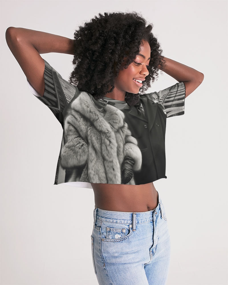 Wallstreet Women's Lounge Cropped Tee
