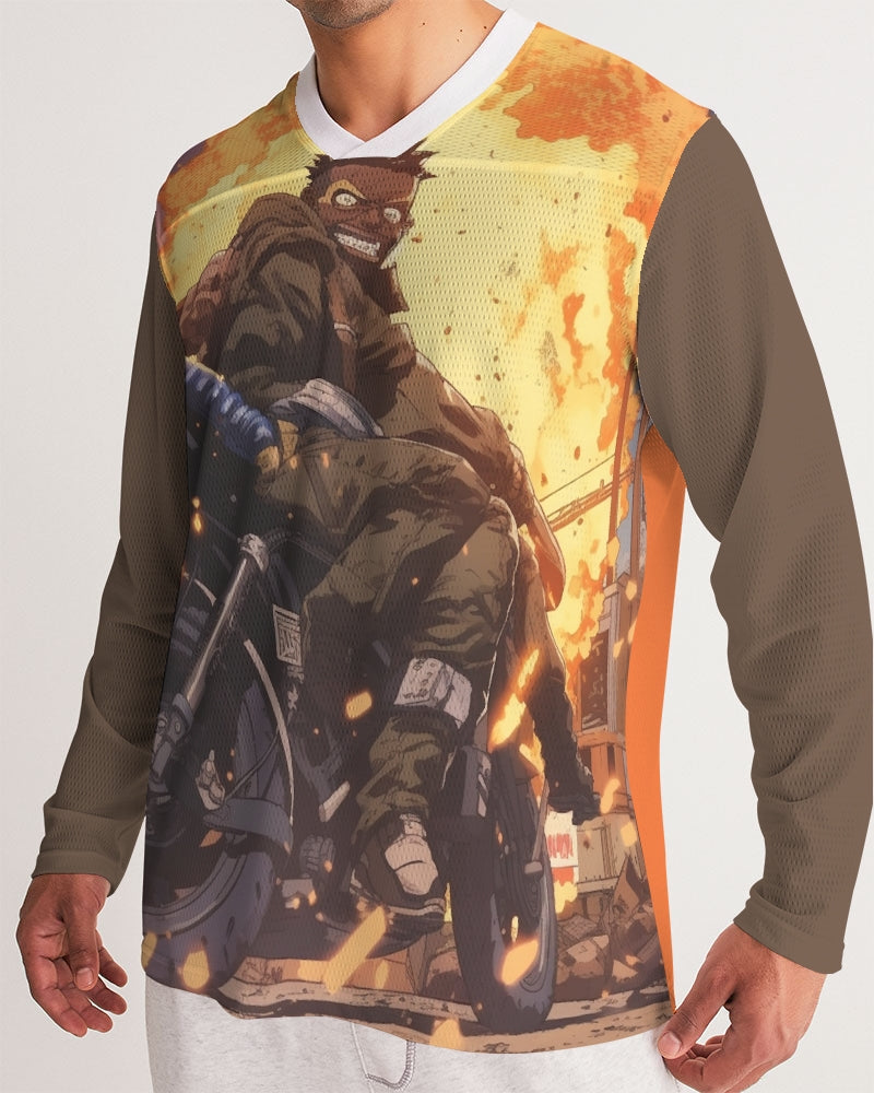 Big Bidness Men's Long Sleeve Sports Jersey
