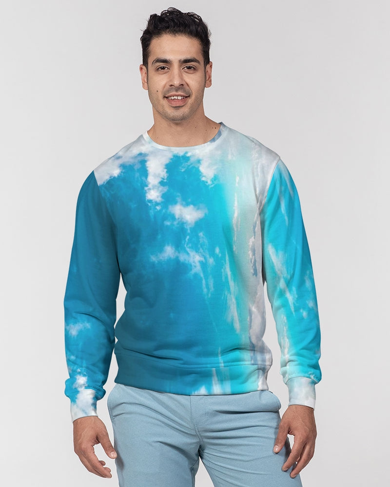 Ozone Men's Classic French Terry Crewneck Pullover