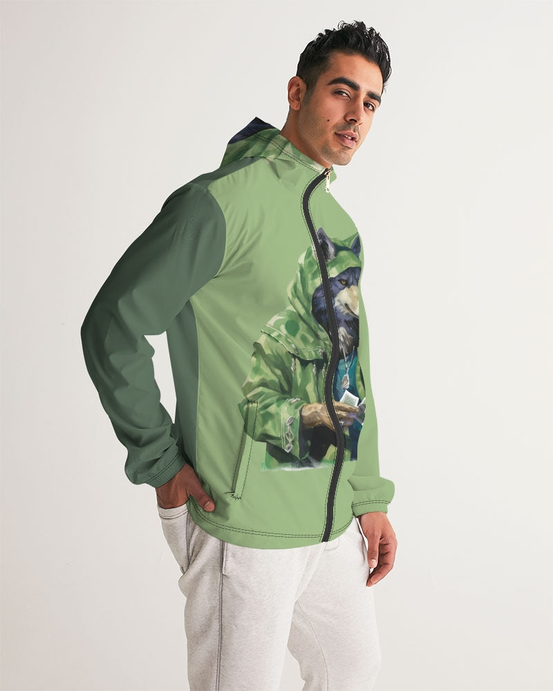 Jaded Wolf Men's Windbreaker