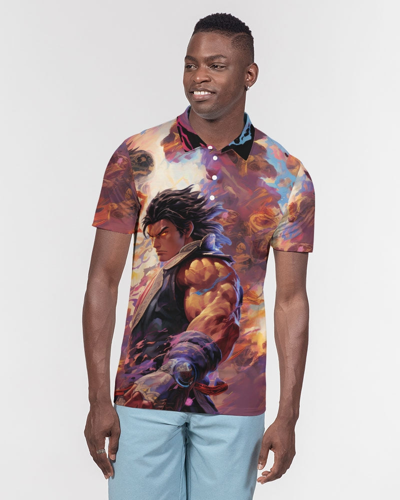 Then..and Only Then.. Men's Slim Fit Short Sleeve Polo