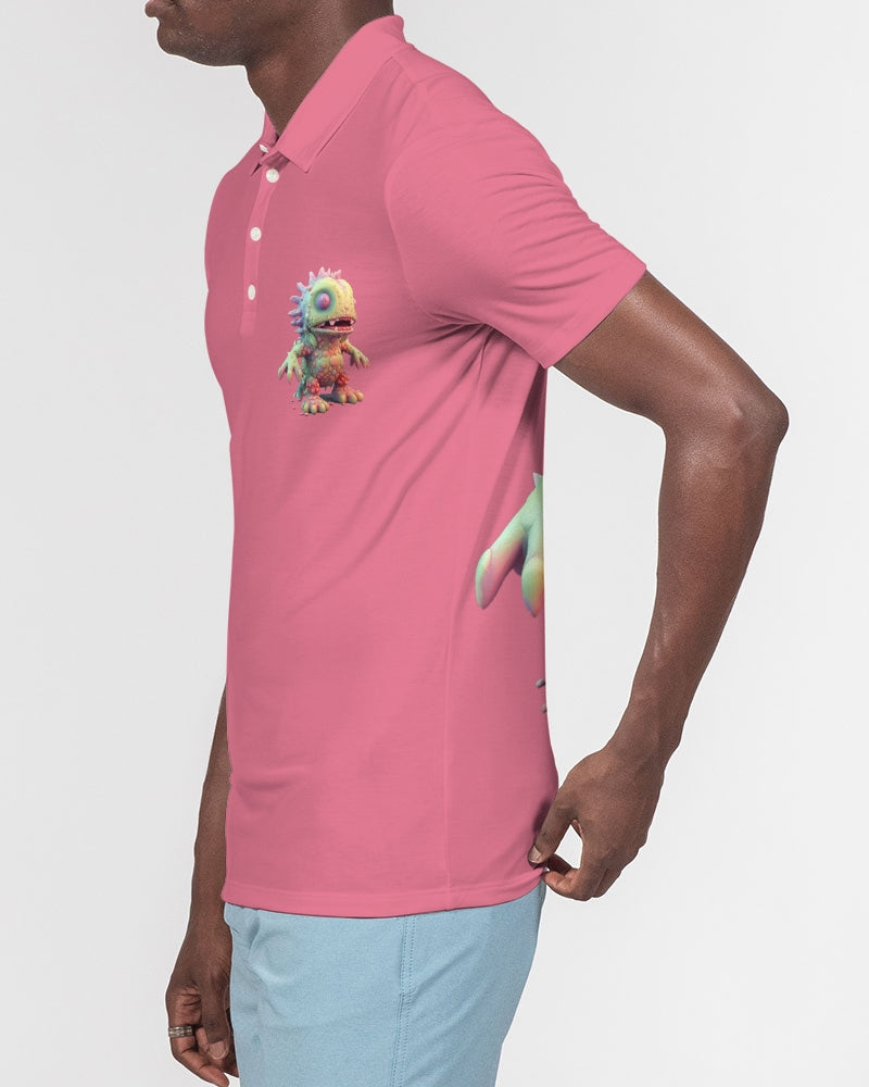 Litties Men's Slim Fit Short Sleeve Polo