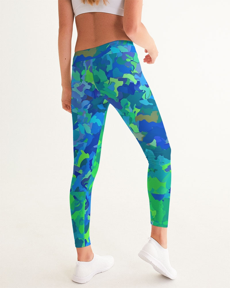 Atlantis Camo Women's Yoga Pants