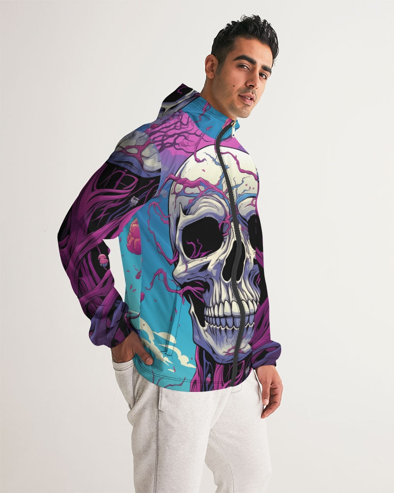 Skull Blossom Men's Windbreaker
