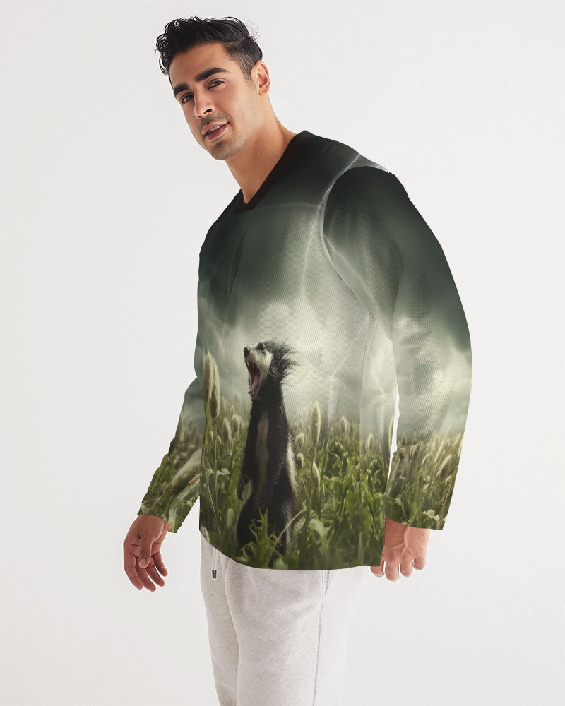 Skunk Men's Long Sleeve Sports Jersey