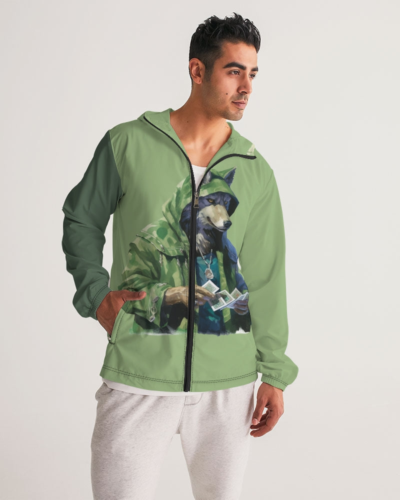 Jaded Wolf Men's Windbreaker