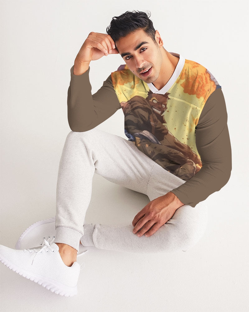 Big Bidness Men's Long Sleeve Sports Jersey