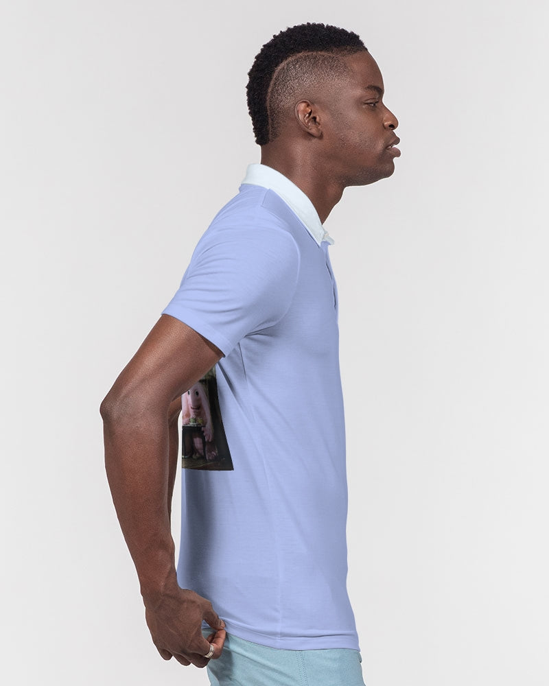 Family Ties Men's Slim Fit Short Sleeve Polo