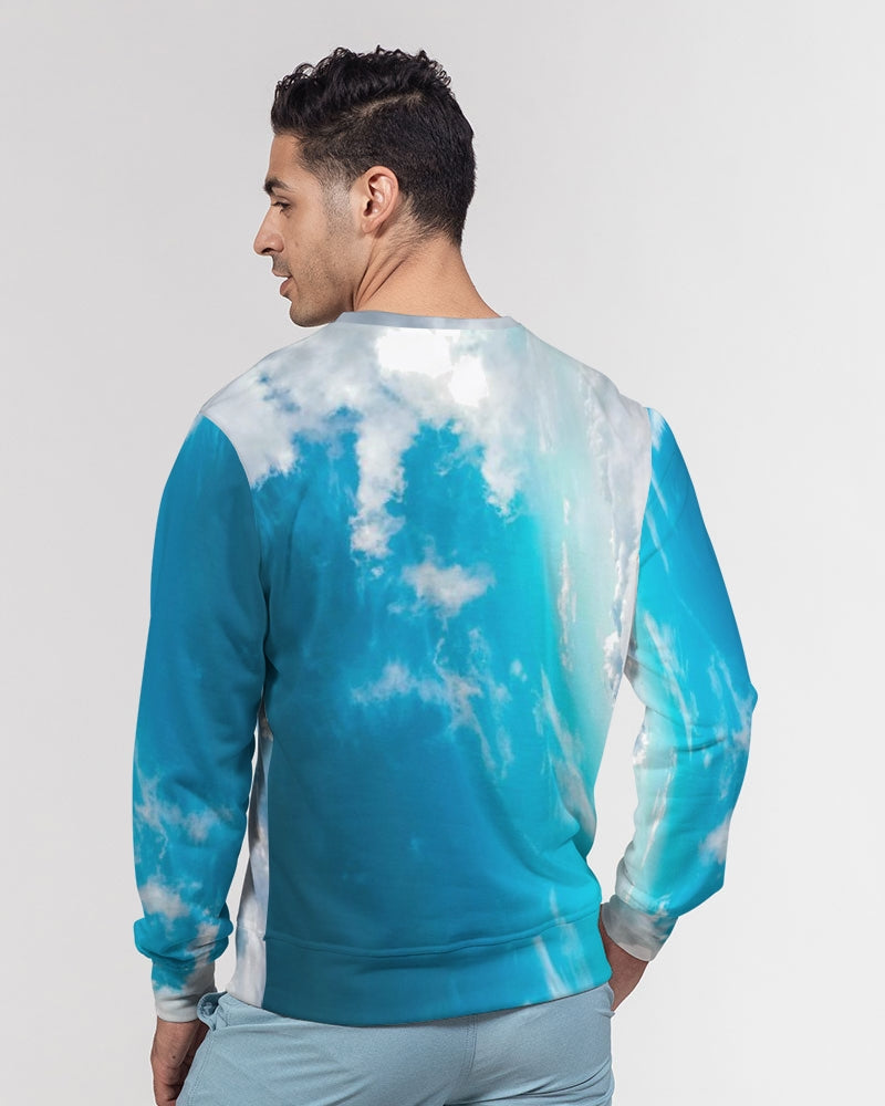 Ozone Men's Classic French Terry Crewneck Pullover