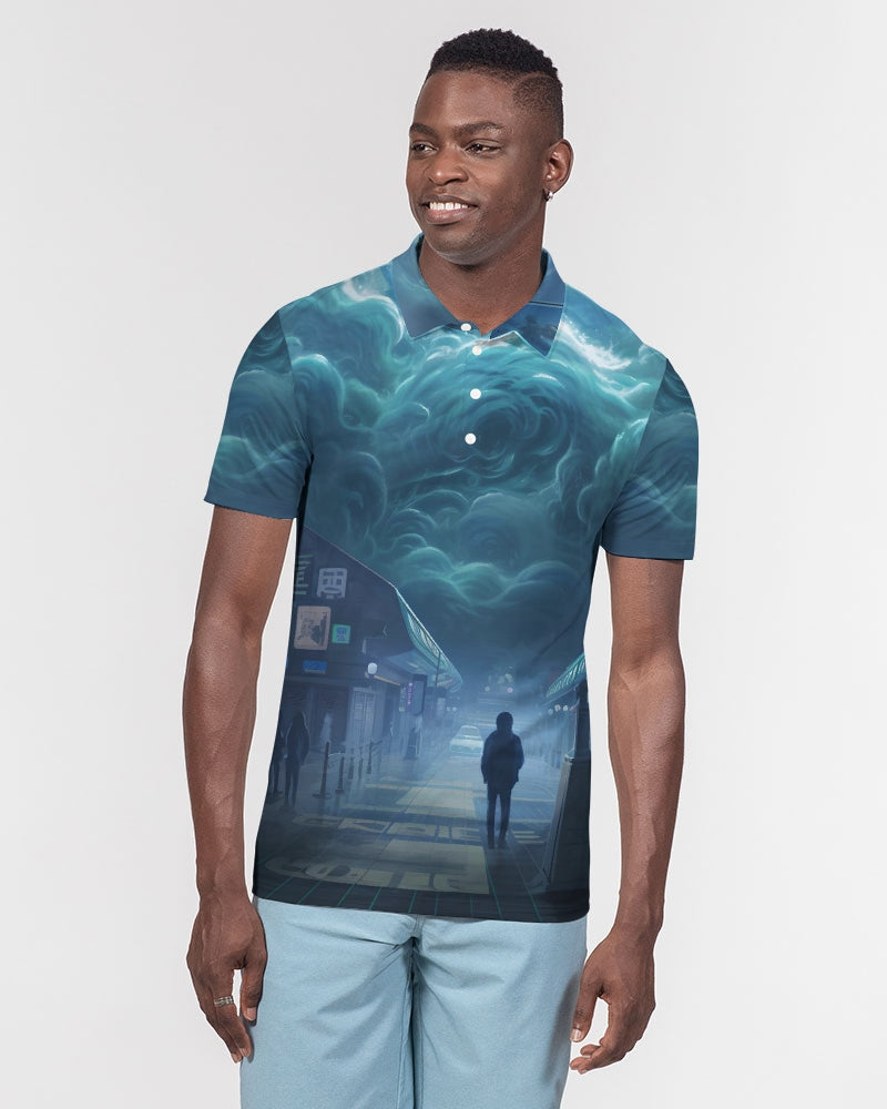 Seoul #02 Men's Slim Fit Short Sleeve Polo