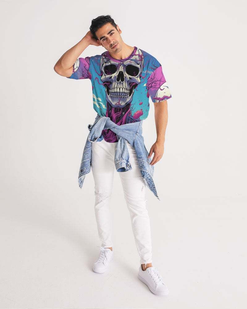 Skull Blossom Men's Premium Heavyweight Tee