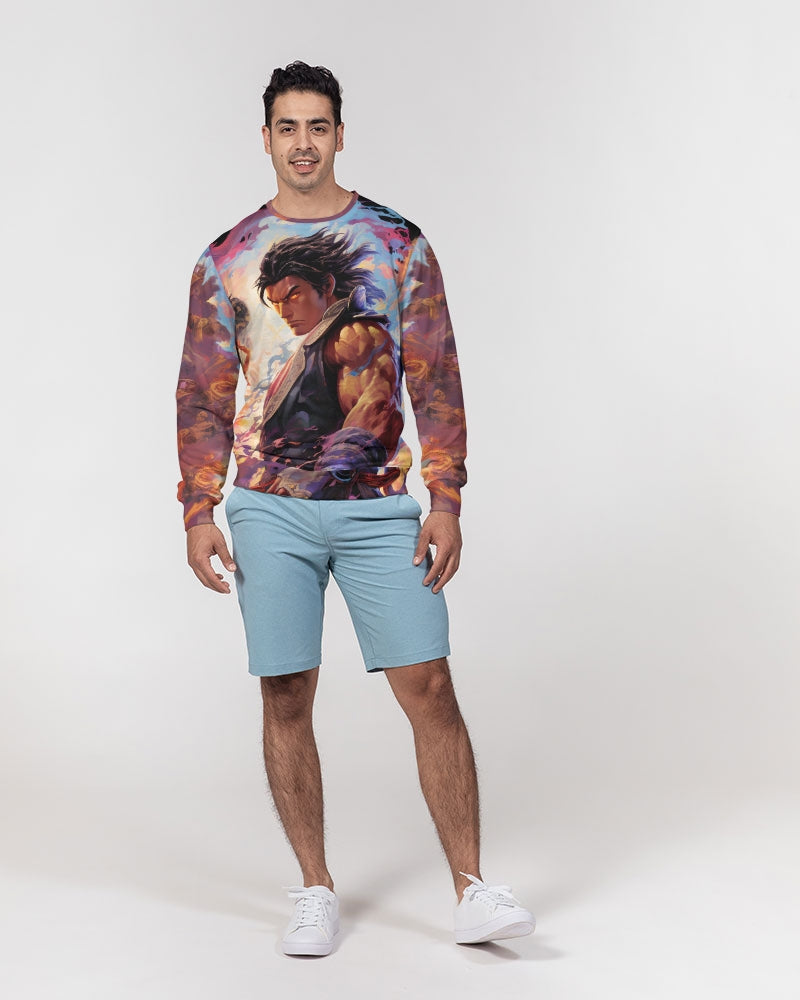 Then..and Only Then.. Men's Classic French Terry Crewneck Pullover