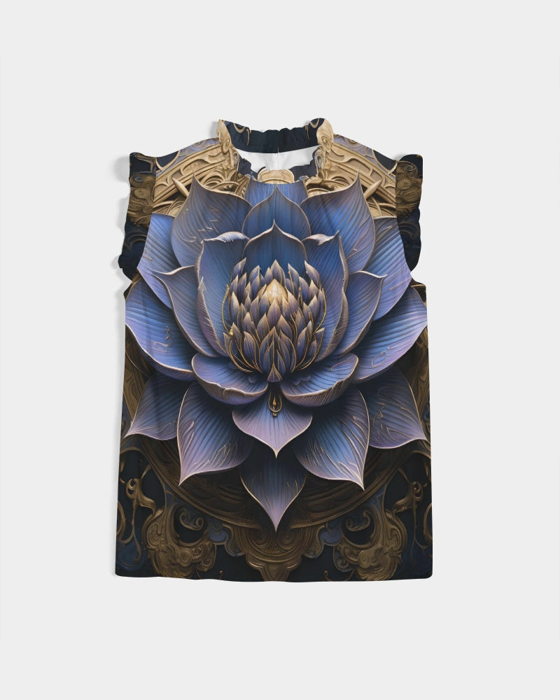 Lotus Women's Ruffle Sleeve Top