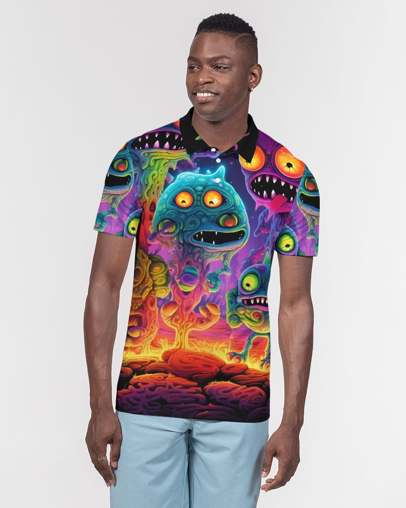 Wonder Light Men's Slim Fit Short Sleeve Polo