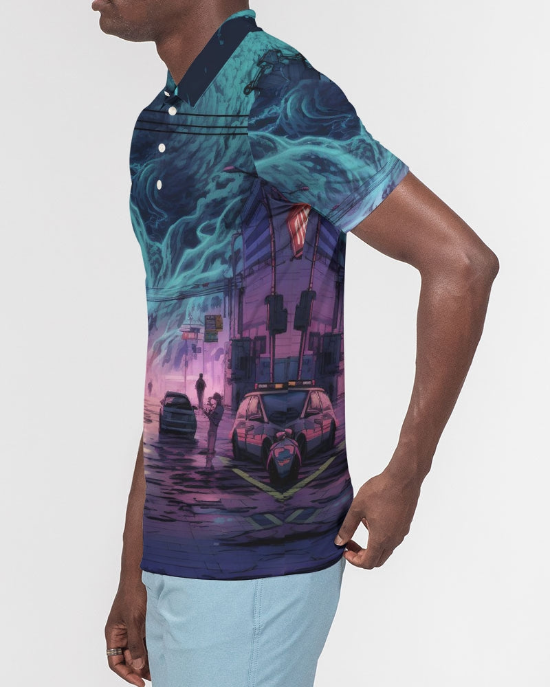 Seoul Men's Slim Fit Short Sleeve Polo