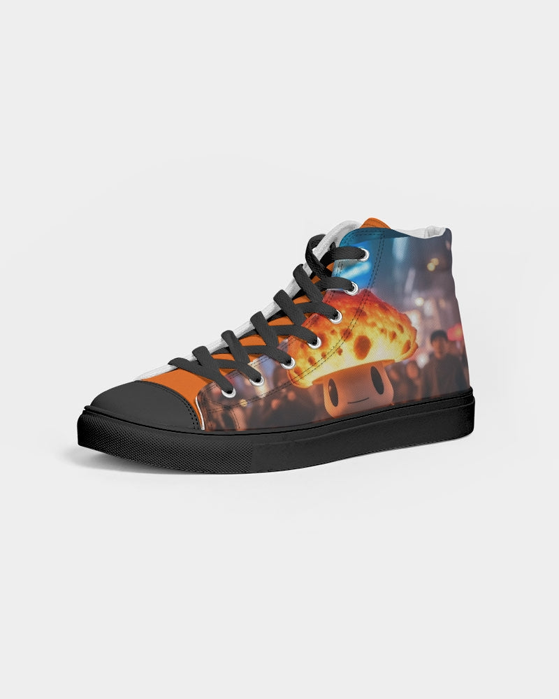 Mellow Mush Men's Hightop Canvas Shoe - Black
